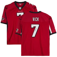 Michael Vick Atlanta Falcons Autographed Mitchell & Ness Red Authentic Jersey