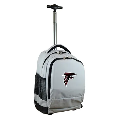 Atlanta Falcons MOJO 19'' Premium Wheeled Backpack - Gray