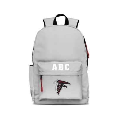 Atlanta Falcons MOJO Personalized Campus Laptop Backpack - Gray
