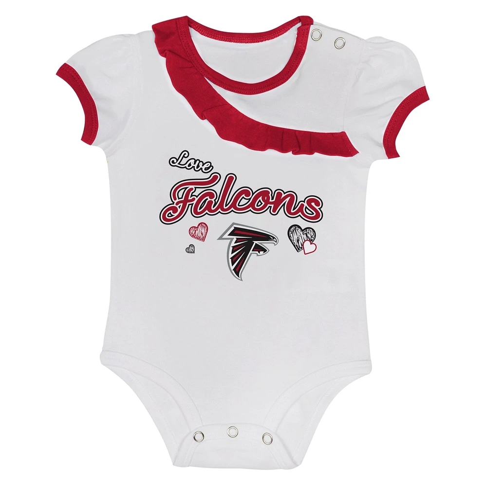 Newborn & Infant Atlanta Falcons Love My Team Bodysuit Skirt Set