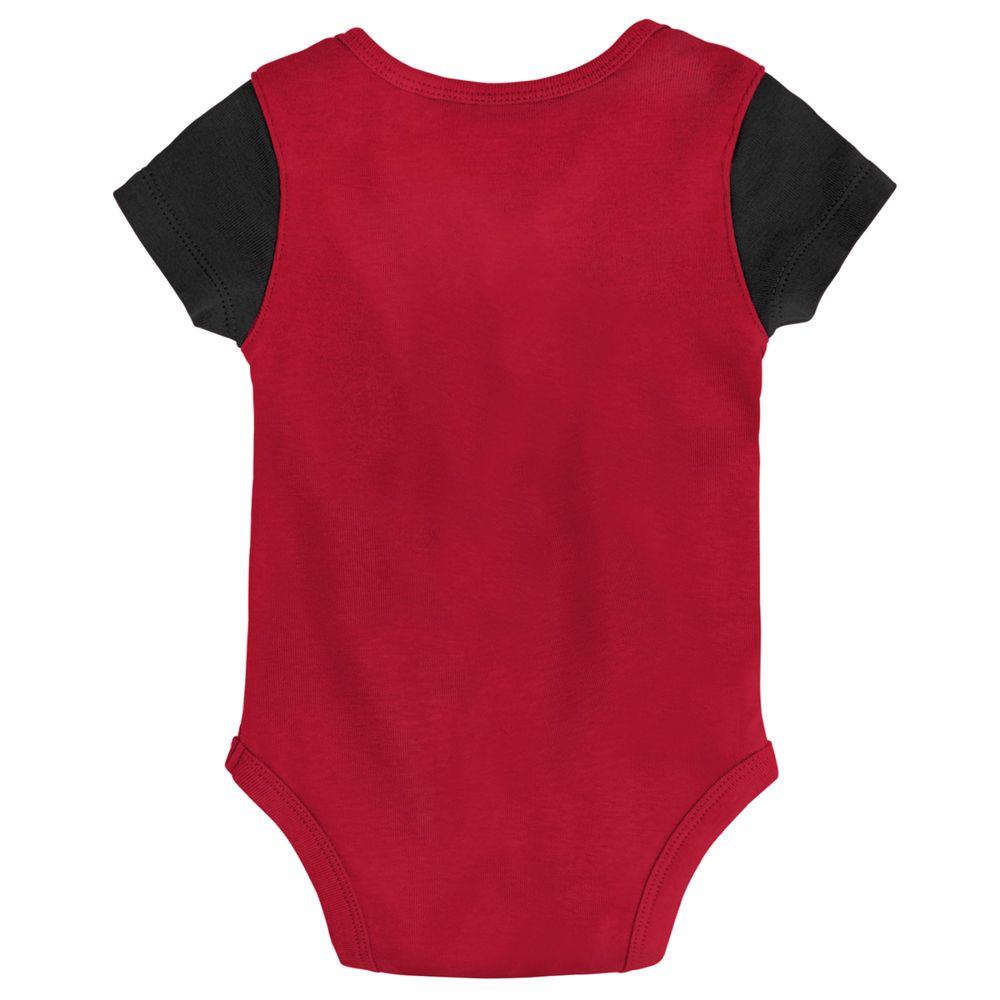 Falcons Baby Boys 3-Piece Bodysuit, Bib, and Cap Set