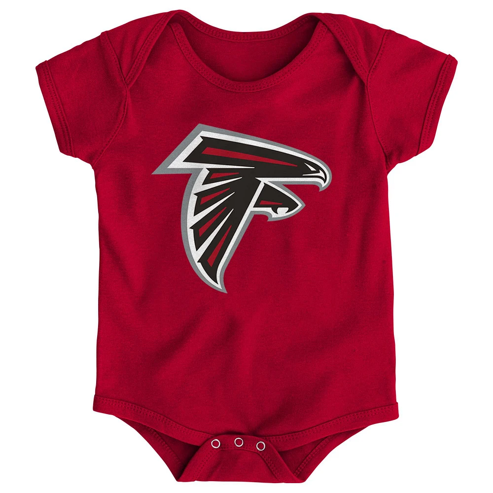 Newborn & Infant Red Atlanta Falcons Team Logo Bodysuit