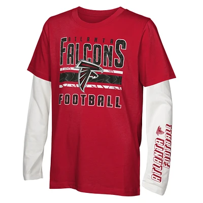 Ensemble combiné de t-shirts the Mix des Falcons d'Atlanta préscolaires