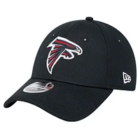 Casquette ajustable New Era noire Atlanta Falcons Main 9FORTY pour enfants d'âge préscolaire