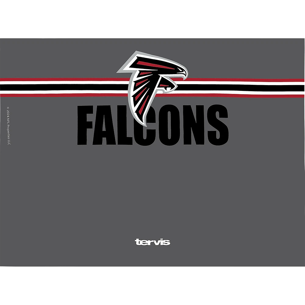 Gobelet classique Tervis Atlanta Falcons de 24 oz avec couvercle à paille Go the Distance