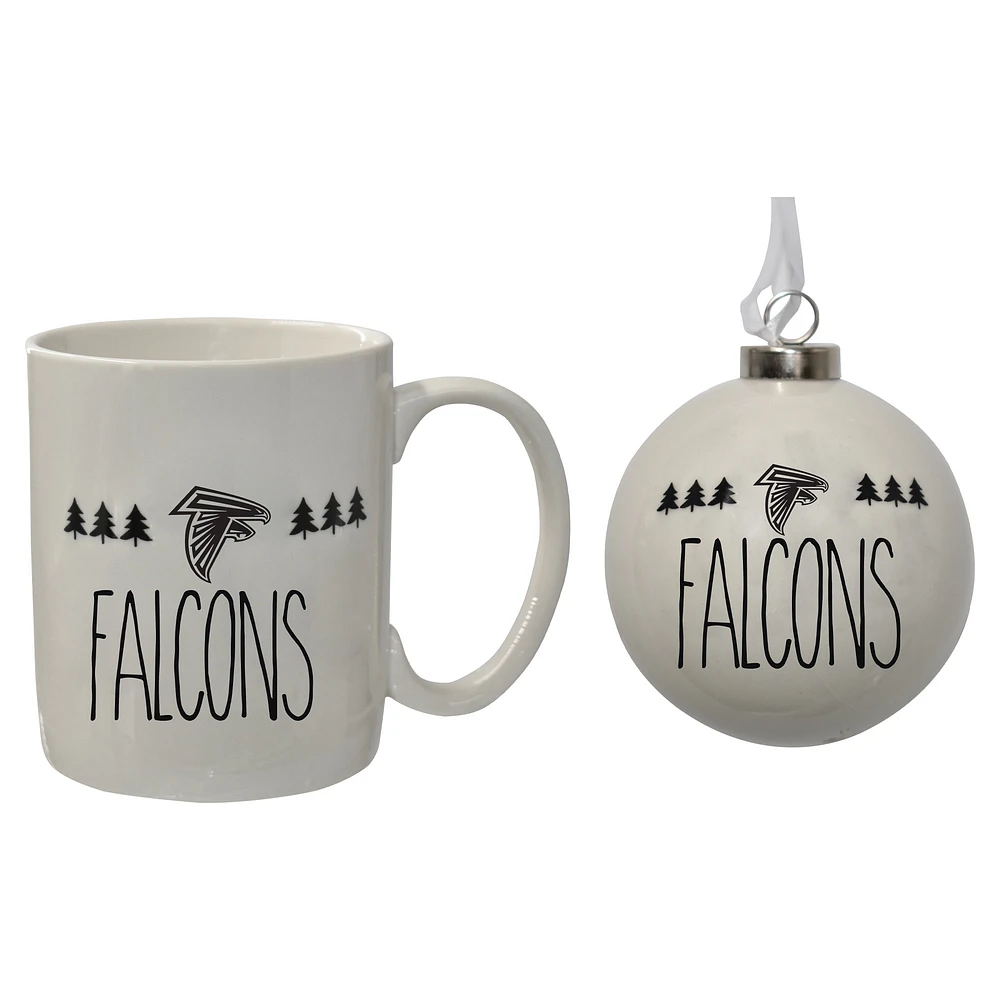 The Memory Company Atlanta Falcons Ensemble de décorations et tasses de vacances