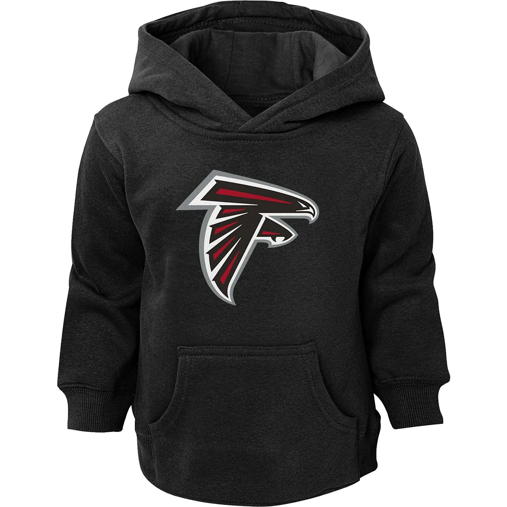 Sweat à capuche noir avec logo Atlanta Falcons pour tout-petit