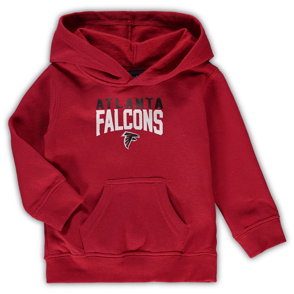 Atlanta Falcons Youth Double Logo Pullover Hoodie - Red