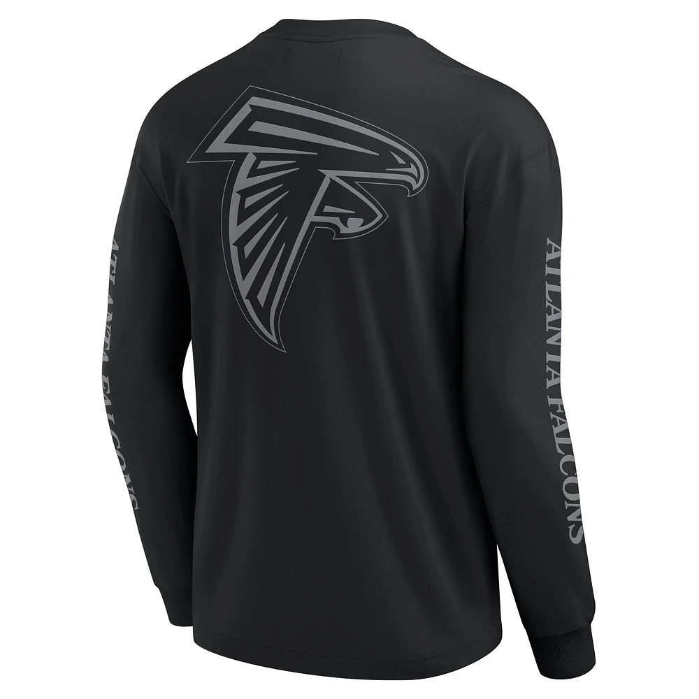 Unisex Fanatics  Black Atlanta Falcons Elements Strive Long Sleeve T-Shirt