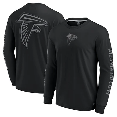 T-shirt unisexe à manches longues Fanatics Atlanta Falcons Elements Strive noir