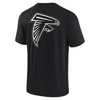 Unisex Fanatics Black Atlanta Falcons Elements Super Soft Short Sleeve T-Shirt