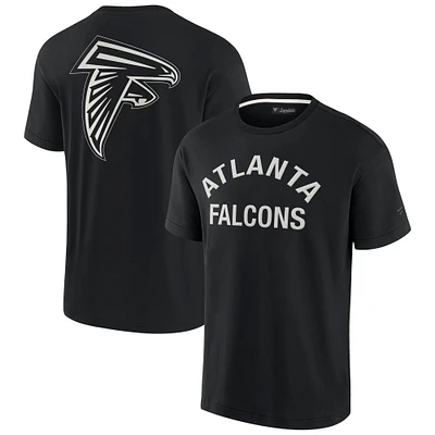 T-shirt unisexe Fanatics noir Atlanta Falcons Elements super doux à manches courtes