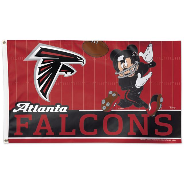 WinCraft Atlanta Falcons 3' x 5' Disney Drapeau unilatéral