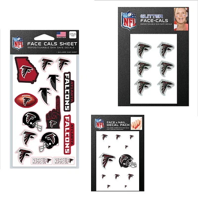 WinCraft Atlanta Falcons 4" x 7" Waterless Tattoos Set