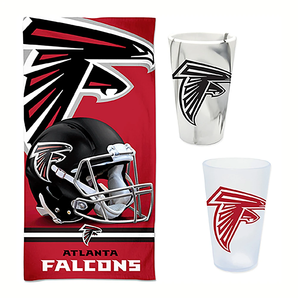 WinCraft Atlanta Falcons Beach Day Accessories Pack