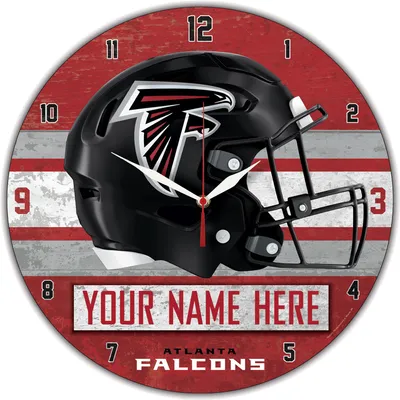 Atlanta Falcons WinCraft Personalized 14'' Round Wall Clock