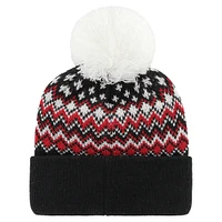 Women's '47 Black Atlanta Falcons Elsa Cuffed Knit Hat with Pom