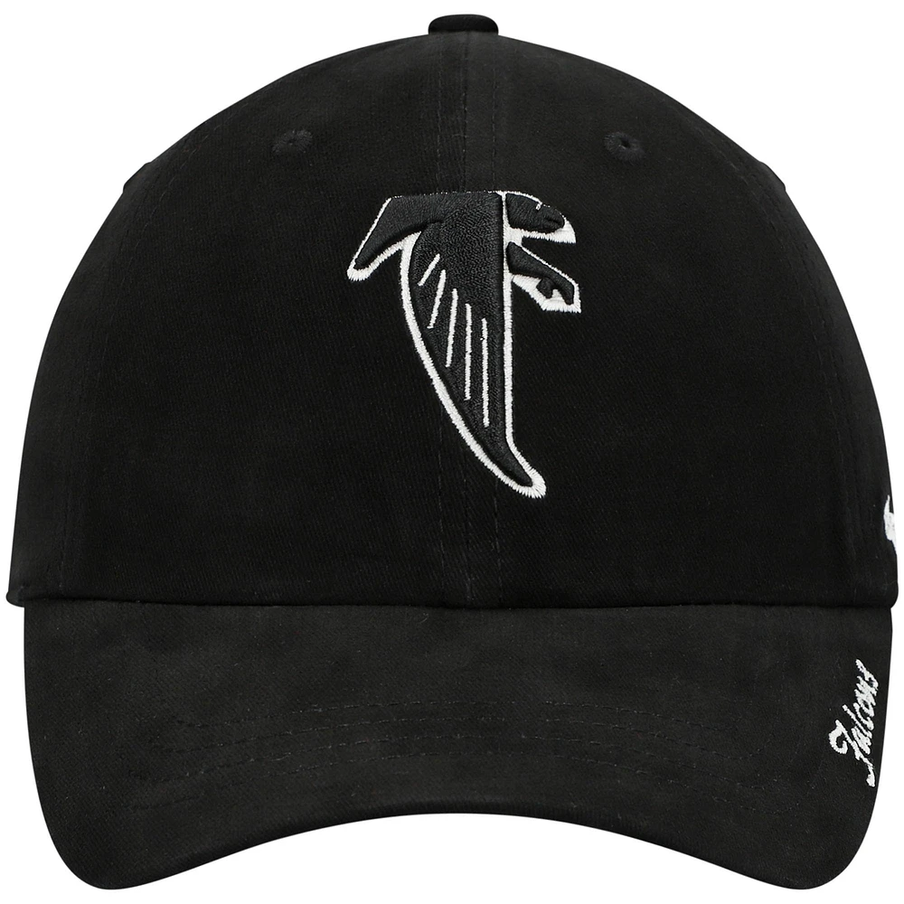 Casquette réglable Miata Clean Up Legacy des Atlanta Falcons '47 pour femme, noire