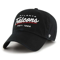 Casquette réglable '47 Atlanta Falcons Sidney Clean Up pour femme, noire