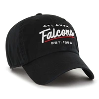 Casquette réglable '47 Atlanta Falcons Sidney Clean Up pour femme, noire