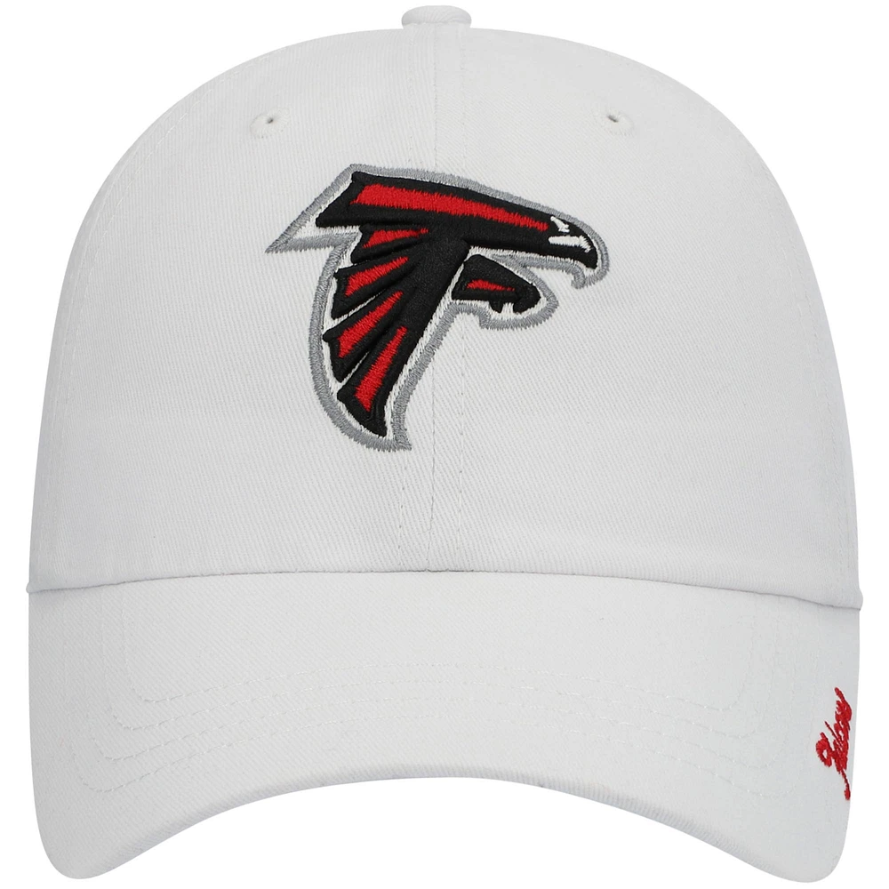 Casquette réglable '47 Atlanta Falcons Miata Clean Up Logo pour femme, blanc