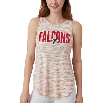 Débardeur tri-mélange multicolore Concepts Sport Atlanta Falcons Sunray pour femmes