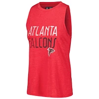 Women's Concepts Sport Black/Red Atlanta Falcons Muscle Tank Top & Pants Lounge Set