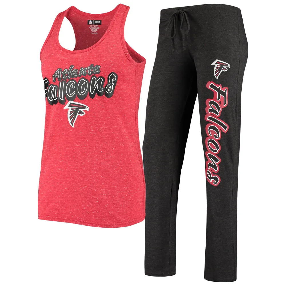 Lids Atlanta Falcons Concepts Sport Women's Satellite Slub Pants and Tank  Top Sleep Set - Black/Red