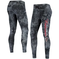 Concepts Sport - Noir Atlanta Falcons Burst Tie-Dye Legging pour femme