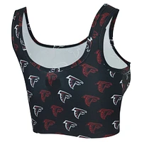 Women's Concepts Sport Black Atlanta Falcons Record Allover Print Bralette