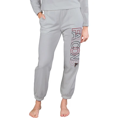 Pantalon Concepts Sport gris Atlanta Falcons Sunray French Terry pour femmes