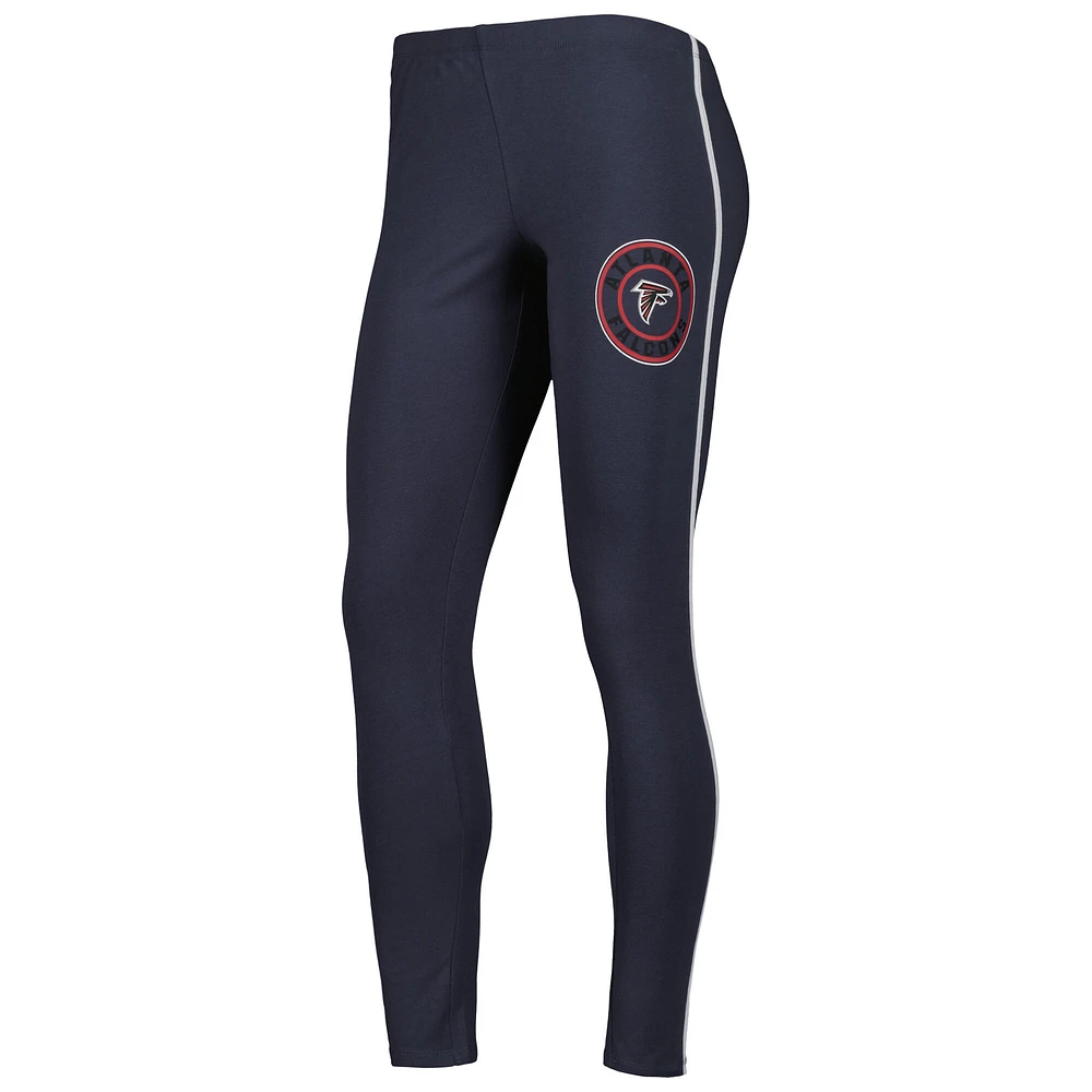 Concepts Sport Ensemble de nuit pour femme avec t-shirt et legging Atlanta Falcons Sonata Blanc/anthracite