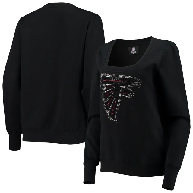 Lids Tennessee Titans Cuce Women's Winners Square Neck Pullover Sweatshirt  - Black