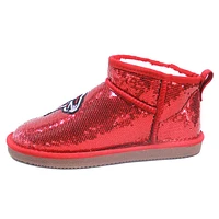 Women's Cuce  Red Atlanta Falcons Sequin Ankle Boots