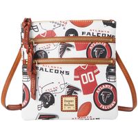 Women's Dooney & Bourke Atlanta Falcons Triple-Zip Crossbody Bag