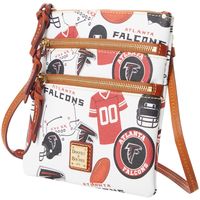 Women's Dooney & Bourke Atlanta Falcons Triple-Zip Crossbody Bag