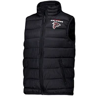 Women's  Dunbrooke Black Atlanta Falcons Alberta Full-Zip Vest