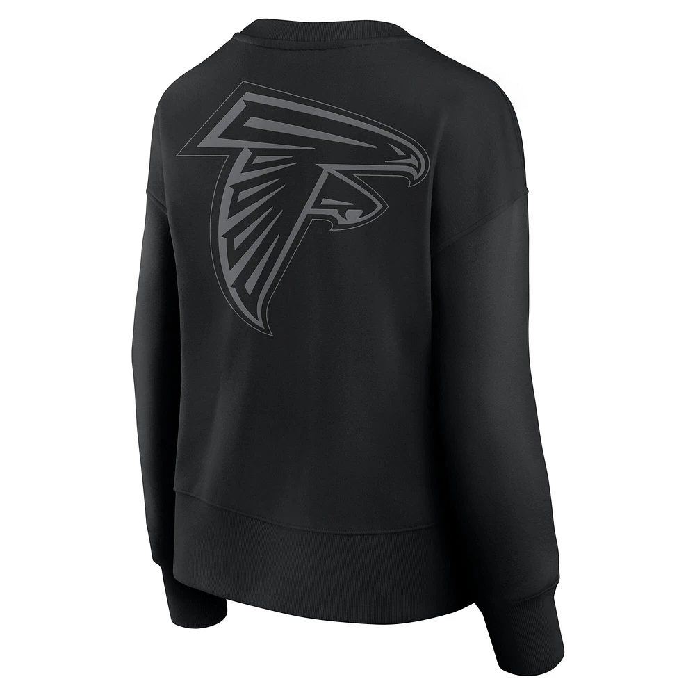 Women's Fanatics  Black Atlanta Falcons Elements Pullover Sweatshirt