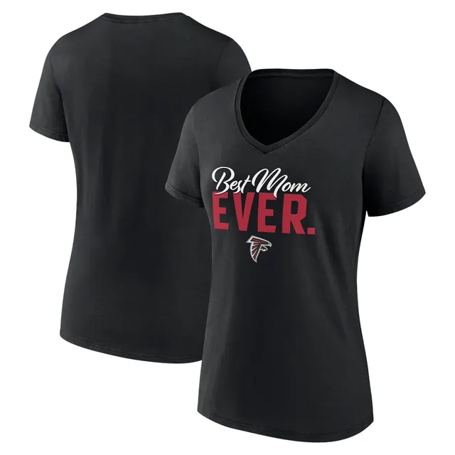 Women's Fanatics Branded Calvin Ridley Black Atlanta Falcons Team Player Name & Number Tri-Blend Raglan 3/4-Sleeve T-Shirt Size: Small