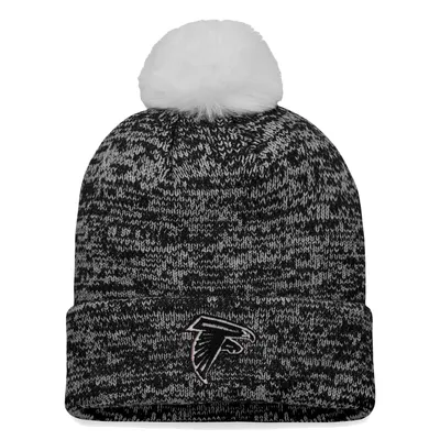 Atlanta Falcons Fanatics Branded Women's Iconic Cuffed Knit Hat with Pom - Black