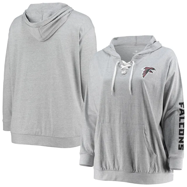 Women's Atlanta Falcons '47 Oatmeal Harper Pullover Hoodie