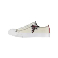 Chaussures en toile basses FOCO Atlanta Falcons pour femmes, crème