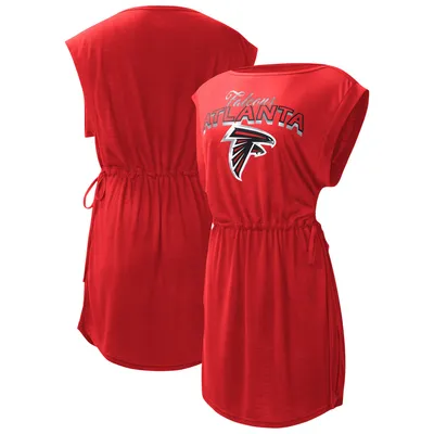 Atlanta Falcons G-III 4Her by Carl Banks Women's G.O.A.T. Logo Swimsuit Cover-Up - Red