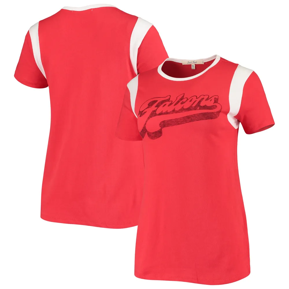 Lids Atlanta Falcons Junk Food Women's Retro Sport T-Shirt - Red