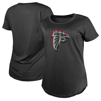 T-shirt New Era Charcoal Atlanta Falcons 2024 NFL Draft pour femme