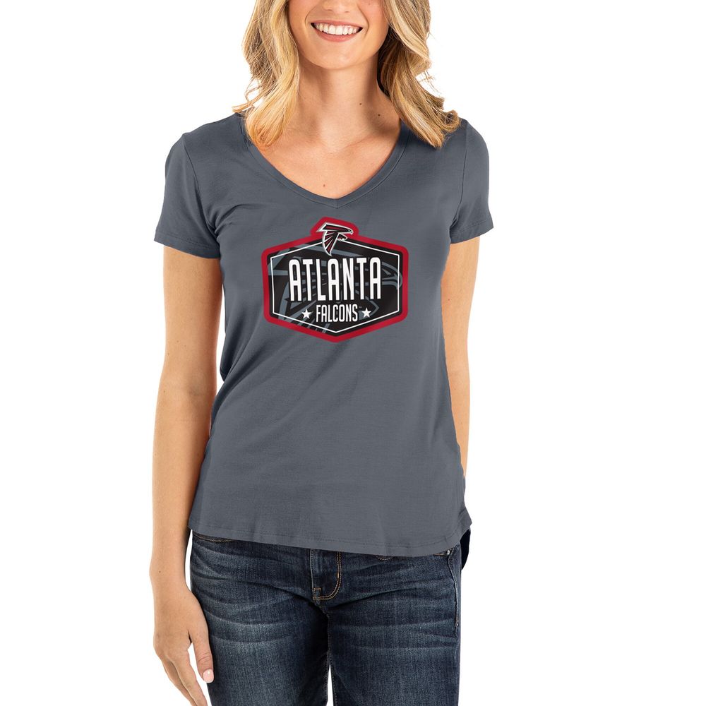 Atlanta Falcons Girl NFL Women's V-Neck T-Shirt