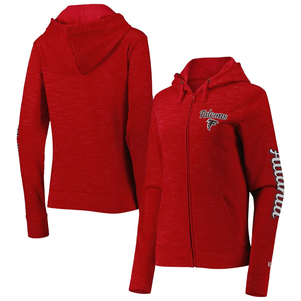 Men's Atlanta Falcons Fanatics Branded Red Full-Zip Hoodie