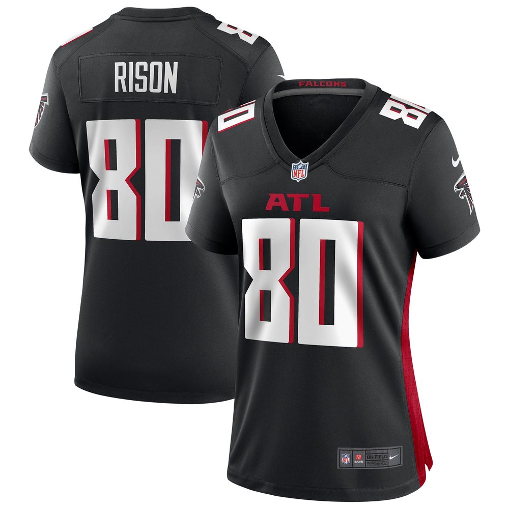 Women's Nike Andre Rison Black Atlanta Falcons Game Retired Player Jersey