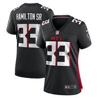 Maillot de match Nike Antonio Hamilton Sr. noir pour femme des Falcons d'Atlanta