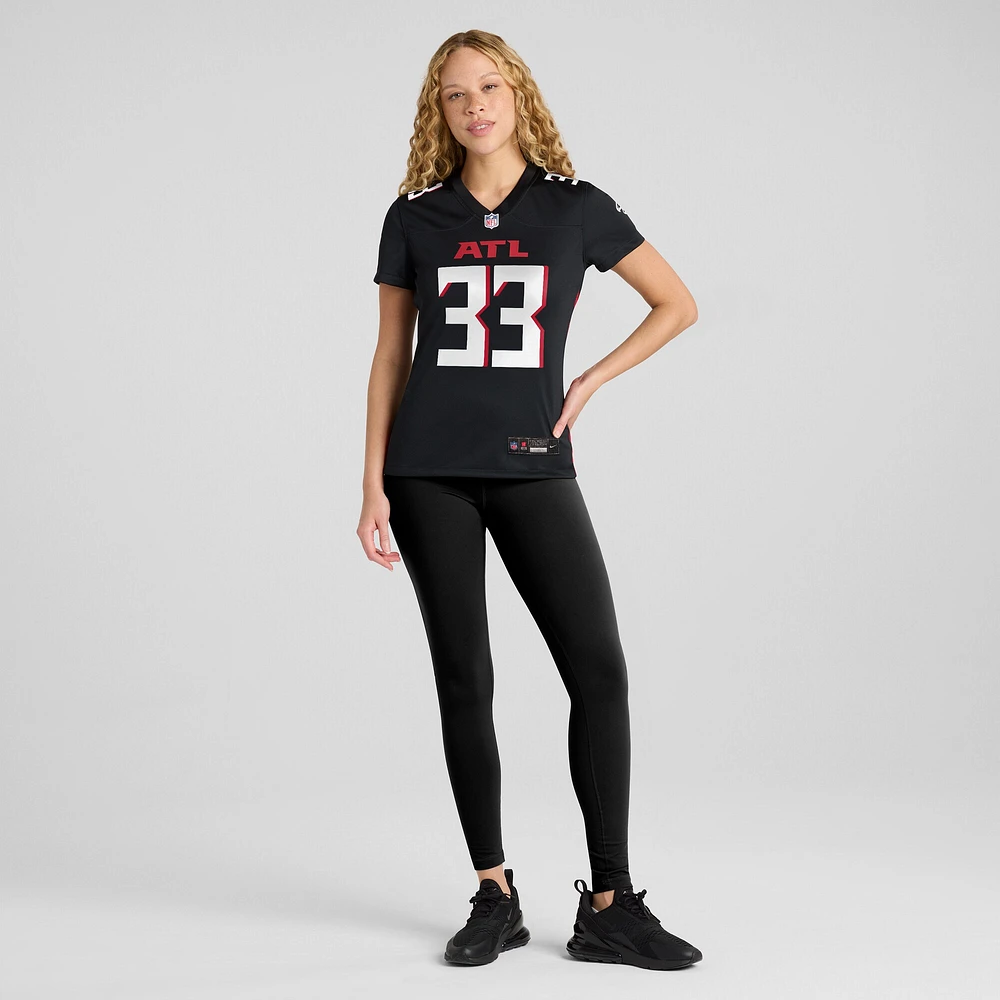 Maillot de match Nike Antonio Hamilton Sr. noir pour femme des Falcons d'Atlanta